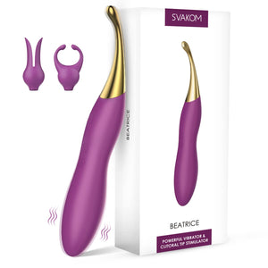 Clitoral Vibrator Sex Toys for Women - SVAKOM Female Squirting Vibrators Clit G-Spot Dildo Nipple Stimulator Anal Vibe - High Fr