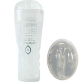 Cyberskin Release Deep Pussy Stroker Clear Vibrating