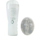Topco Cyberskin Release Tight Ass Stroker, Clear Vibrating