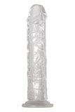 Adam & Eve Crystal Clear Dong, 8 Long | Realistic, Waterproof Dildo Made From High Transparency Tpe | 6 Insertable, 1.6 Wide | Compatible With Strap On Harness And Water Based Lubes
