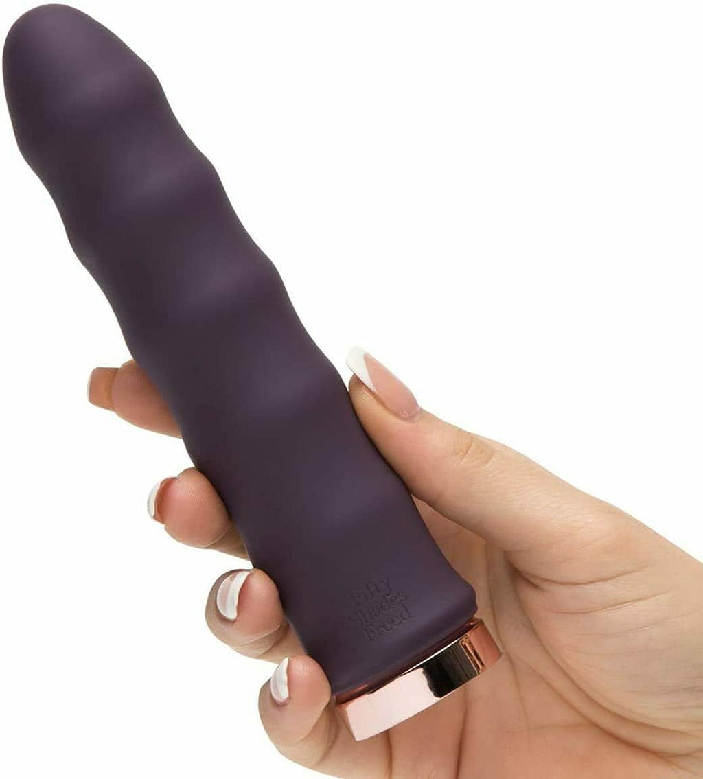Fifty Shades Of Grey Freed Deep Inside Purple Classic Wave Vibrator - Usb Rechargeable