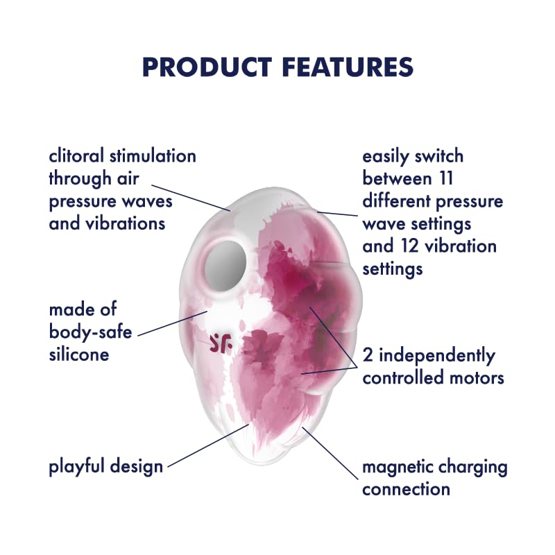 Satisfyer Cloud Dancer-Red