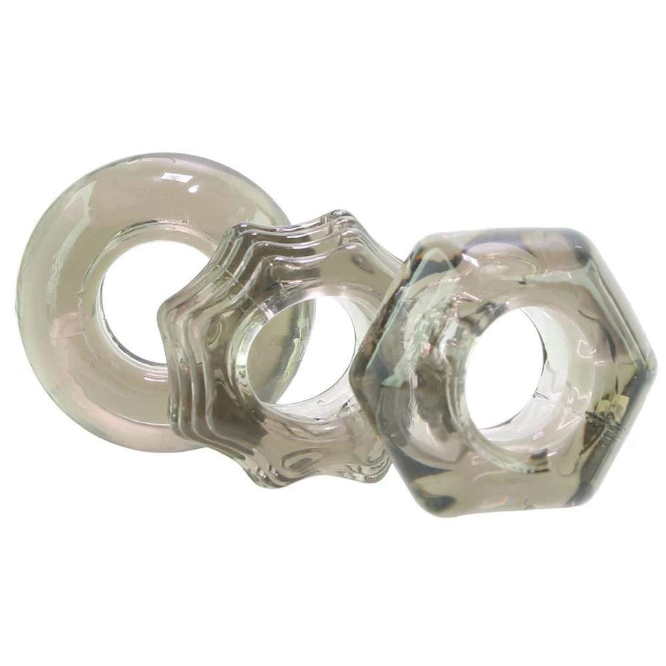 Zt Triple Thick Cock Ring Set Of 3