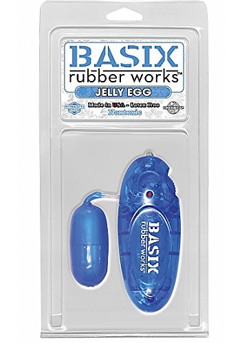 Basix Rubber Works Jelly Egg, Blue