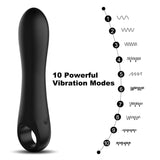 Mini Bullet Vibrators Adult Sex Toys for Woman - NSBAN G Spot Dildo Vibrator for Female Clitoral Stimulation with 10 Vibrating M