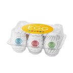 Tenga Egg-Vp6(3) Easy Beat Egg Portable Male Masturbator Variety Pack, 6 Pack