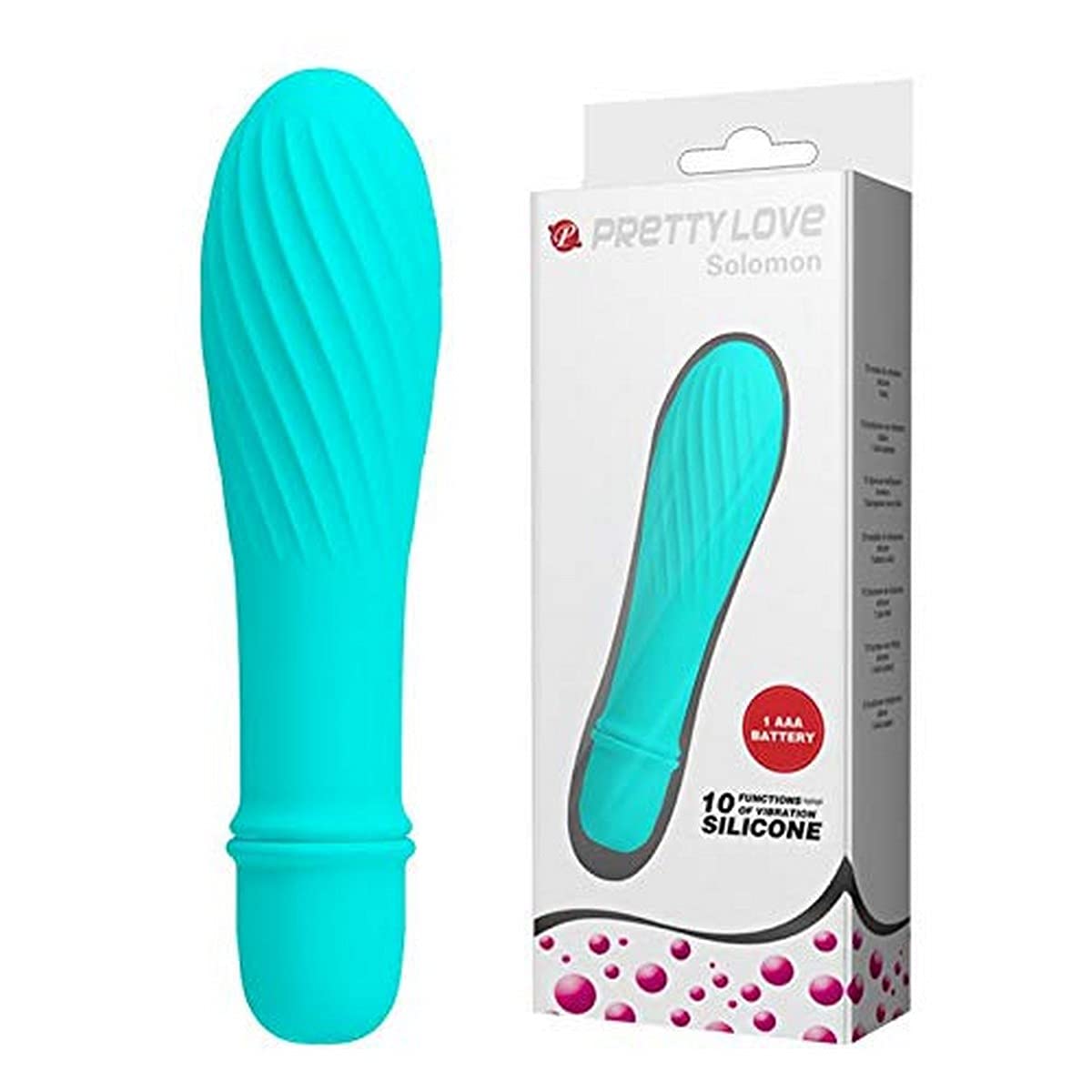 Pretty Love Solomon 10 Vibrations G spot Vibrator,Teal