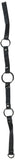 SI Novelties STFU ORing gag Black 0200 Pound