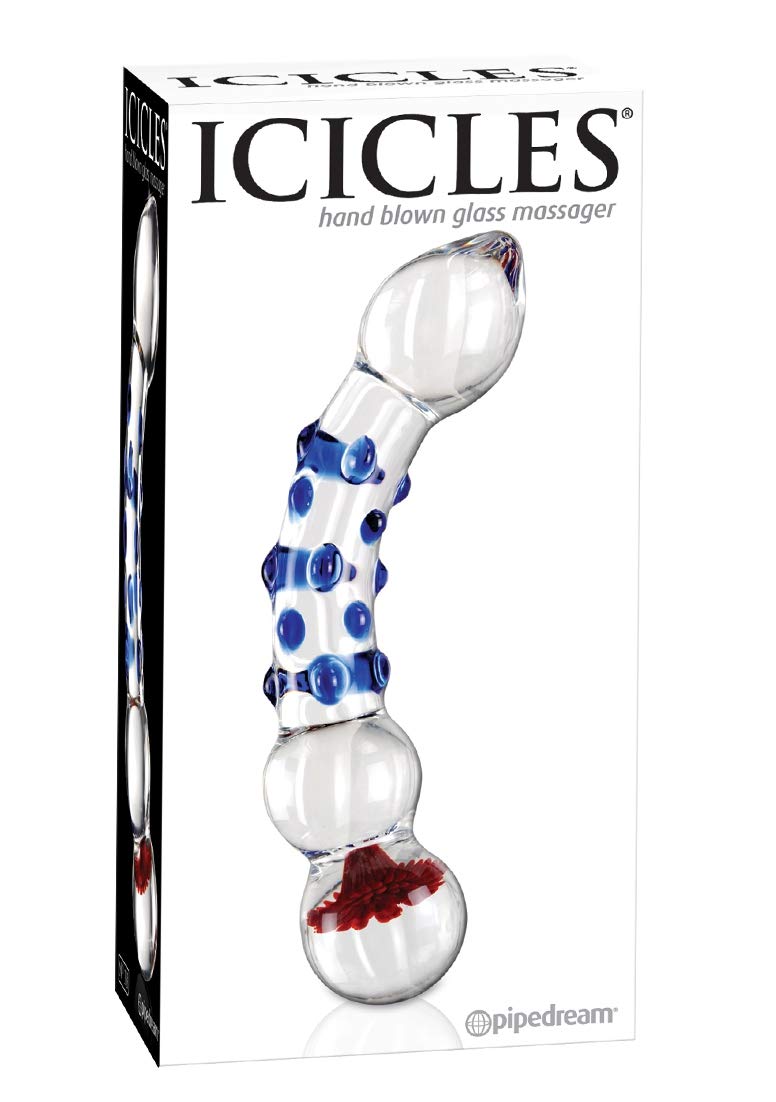 Pipedream Icicles #18 Hand Blown Glass Massager