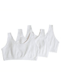 Fruit Of The Loom Womens Built Up Tank Style Sports Bra, White/White/White, 50 US