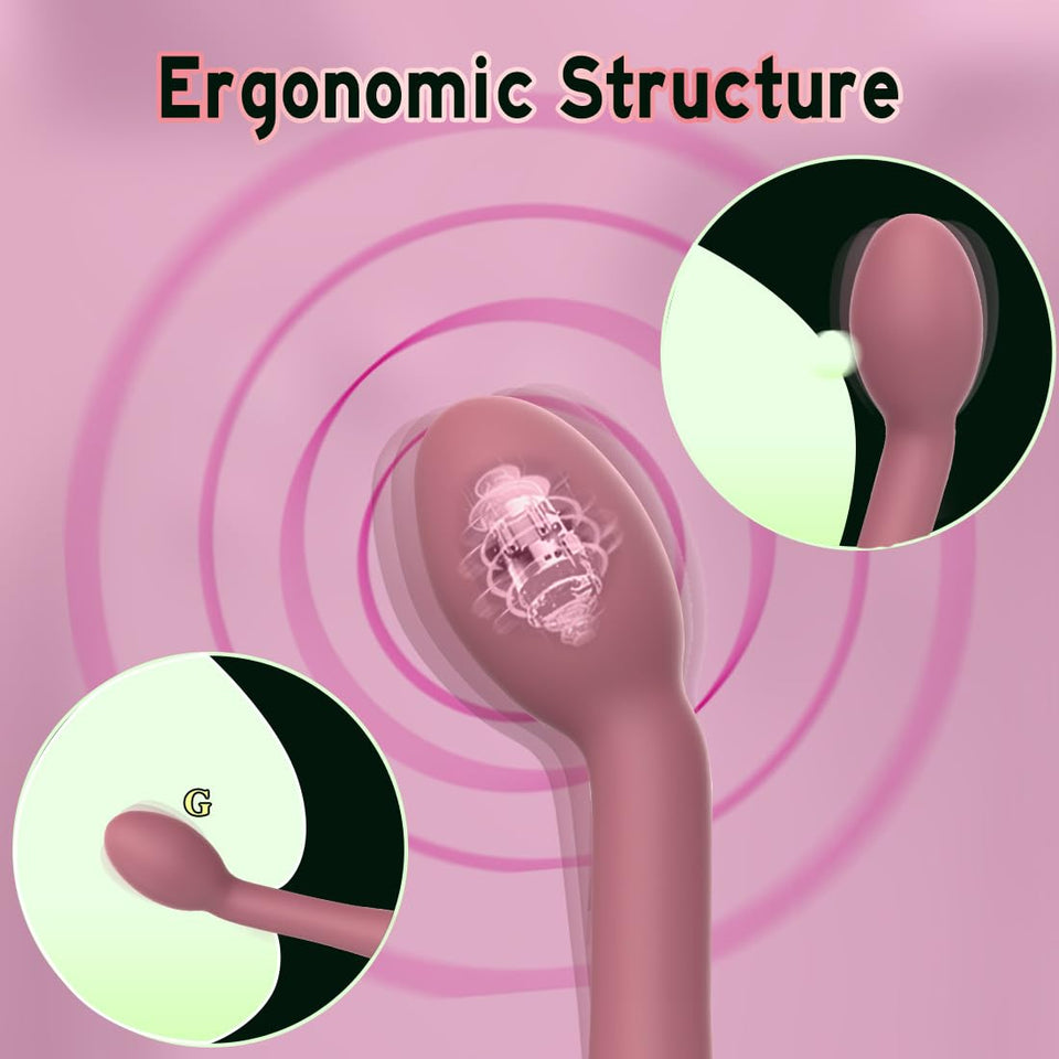 G Spot Vibrator Adult Sex Toys, Clitoral Tits Anal Stimulator Dildo with 12 Powerful Vibrating Modes,Clit Nipple Personal Massag