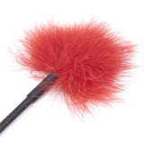 ccHuDE Silicone Feather Sex Tickler Soft Fur Tickler Whip Feather Tickler Small Feather Duster Fluffy Feather Tickler with Tasse