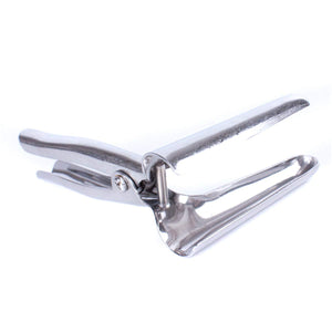 Back Court G Point Anal Plug Metal Stainless Steel Anal Enema Adult Fetish Kinky Expand Anal Sex Toy (Silver)