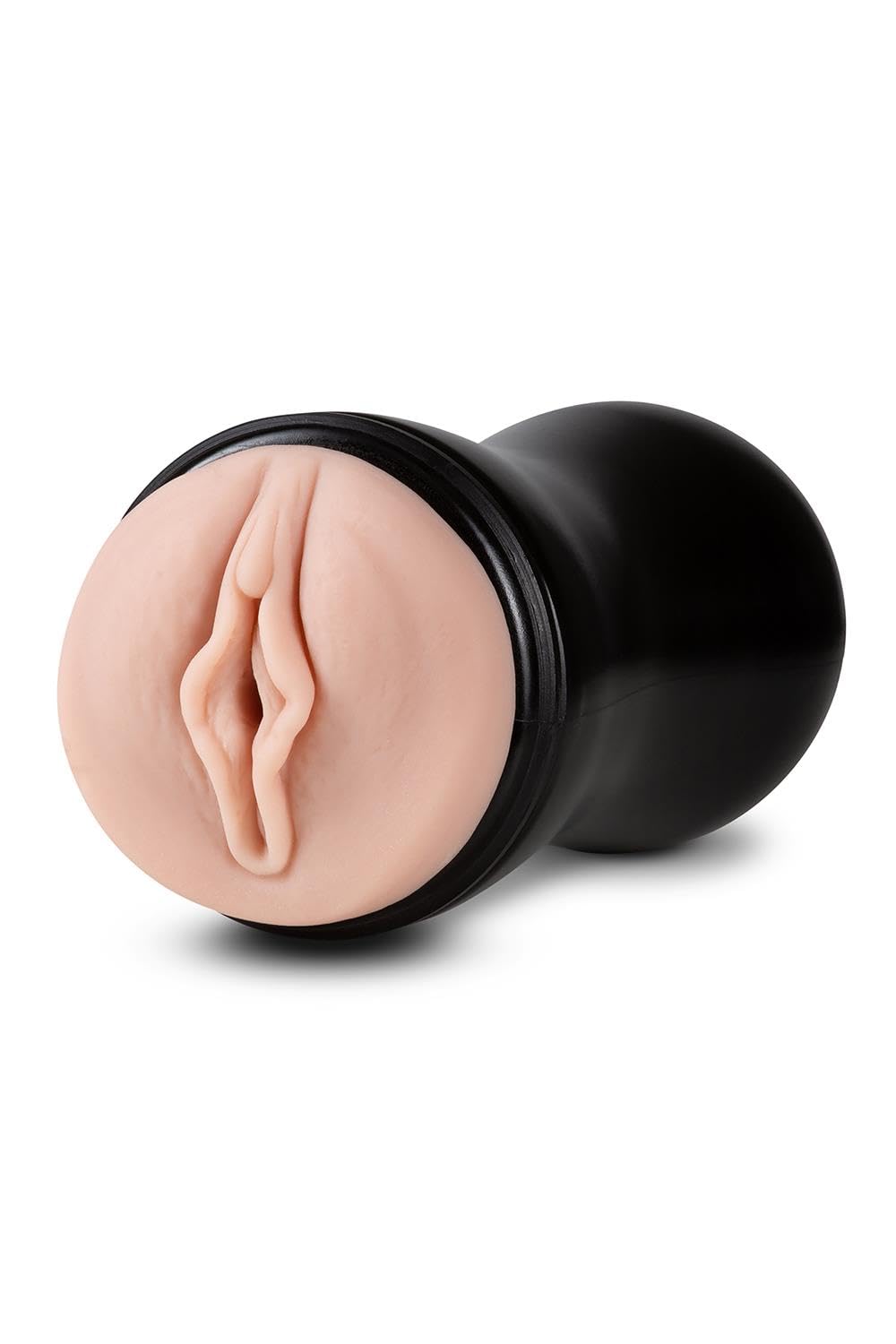 Blush Novelties M for Men Soft & Wet Pussy with Pleasure Orbs & Ridges - Self Lubricating Ultra Soft Realistic Male Masturbator 