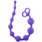 Anal Beads Anal Toys Sex Toy Silicone Anal Butt Plug Silky Smooth Prostate Massage Stimulator Anal Trainer Flexible 10 Balls Ana