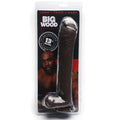 (D) The Big Wood 13.5In Realis Penis Brown