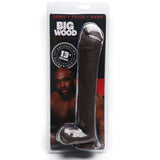 (D) The Big Wood 13.5In Realis Penis Brown
