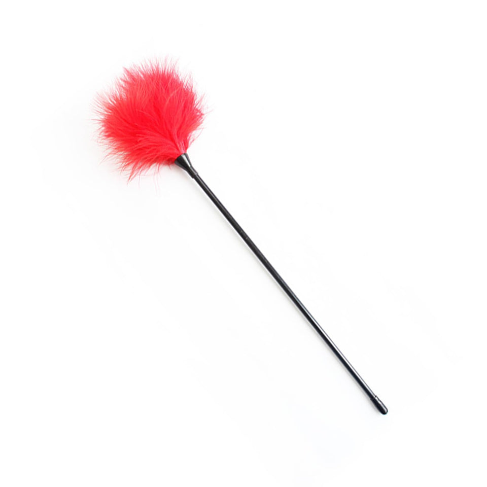 Sexy Toys Fluffy Feather Teasing Toys Role Play Tickling Sex Adult Toy Feather with Long Rod Props Feather Flirting Training Toy