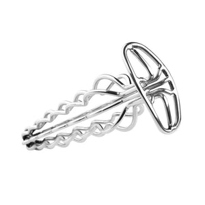 Long Strip Metal Enema Anal Plug Anal Dilation Vaginal Dilator, Anus Peep Adult Sex Toy