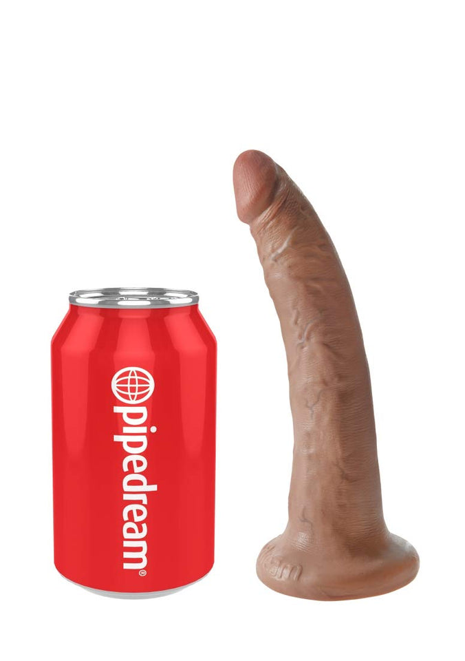 King Cock 7In Cock - Tan