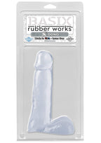 Pipedream Basix 8 Inch Dong, Clear