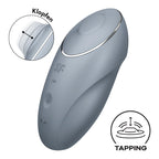 Satisfyer Tap And Climax 1-Bluegrey