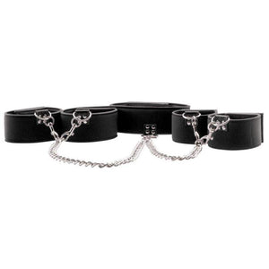 (Wd) Reversible Collar/Wrist/A Cuffs Black