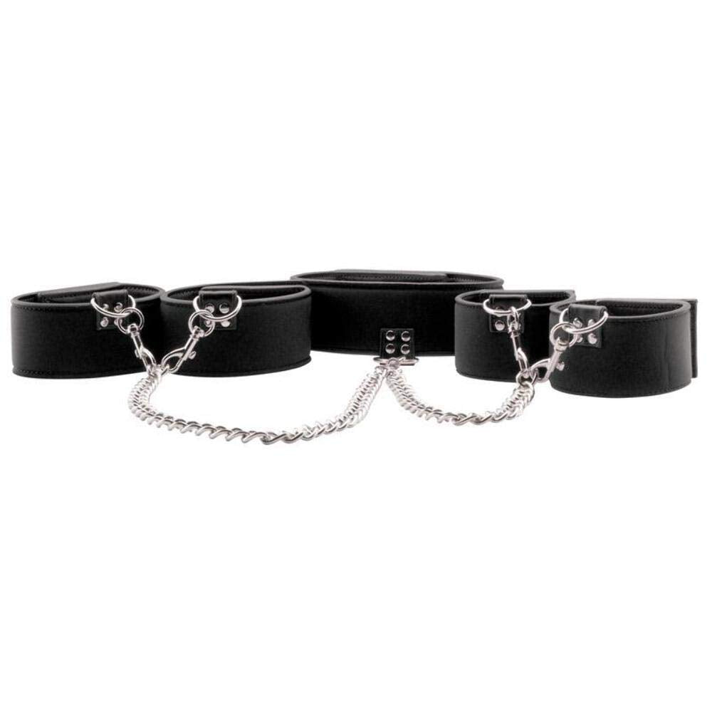 (Wd) Reversible Collar/Wrist/A Cuffs Black