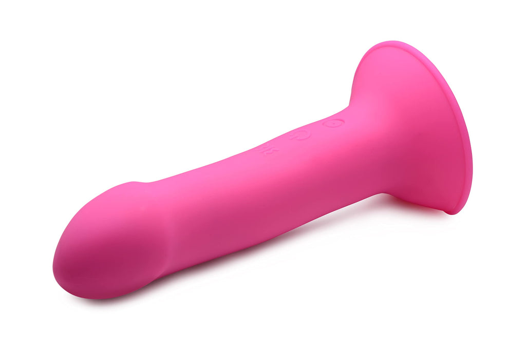Squeeze-It 10X Squeezable Vibrating Dildo-Pink