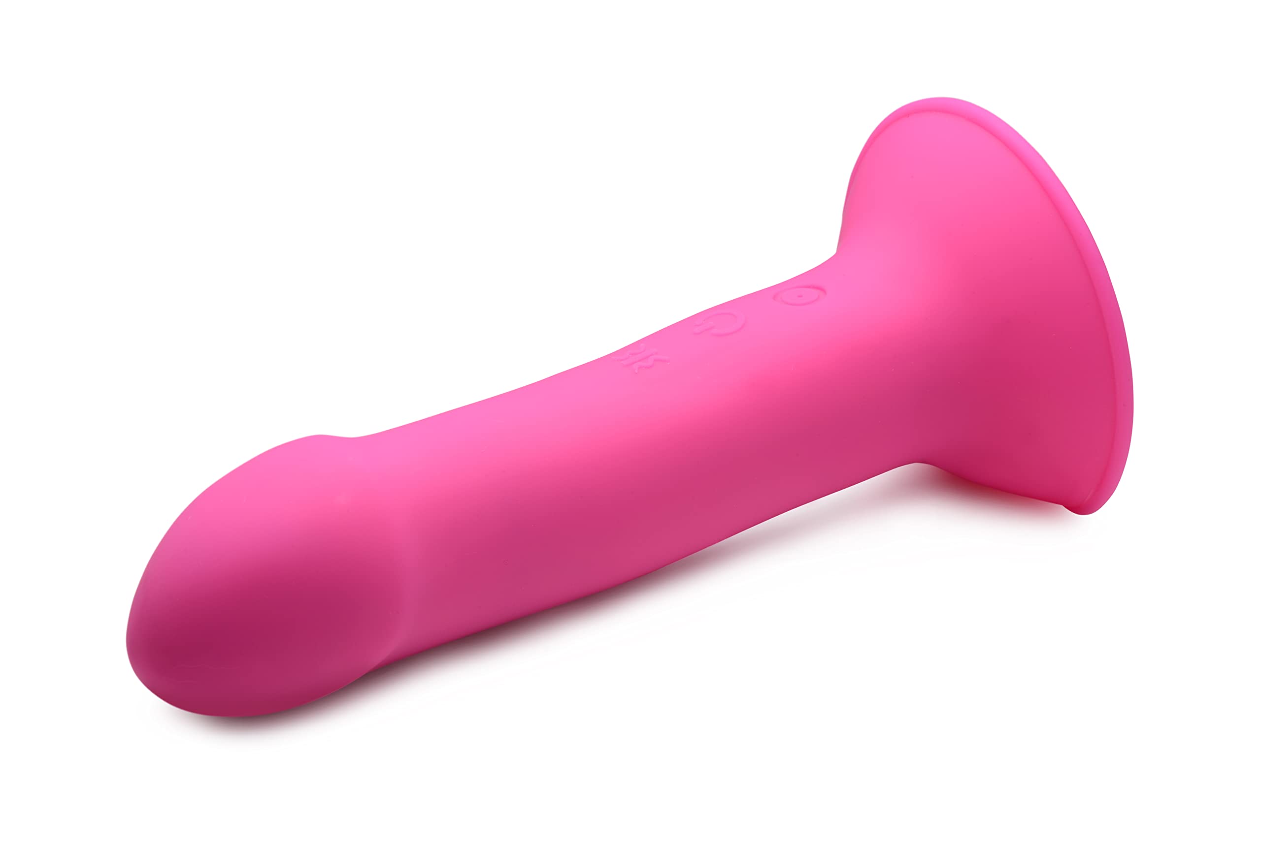 Squeeze-It 10X Squeezable Vibrating Dildo-Pink