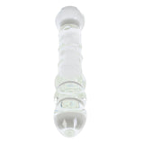 Aptitan Large Balls Glass Dildo Big Crystal Penis G-Spot Stimulator Anal Plug Butt Expander Sex Toy (Large)