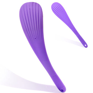 Spanking Paddle for Sex Play Rubber Shell Shaped Slapper Flexible & Firm Flirt Toy for SM Bondage Game Adult Couple for Men Wome