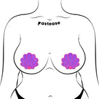 Pastease Mermaid Shells Neon Pink & Purple