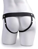 Ff 9In Hollow Squirt Strap-On Balls Fl