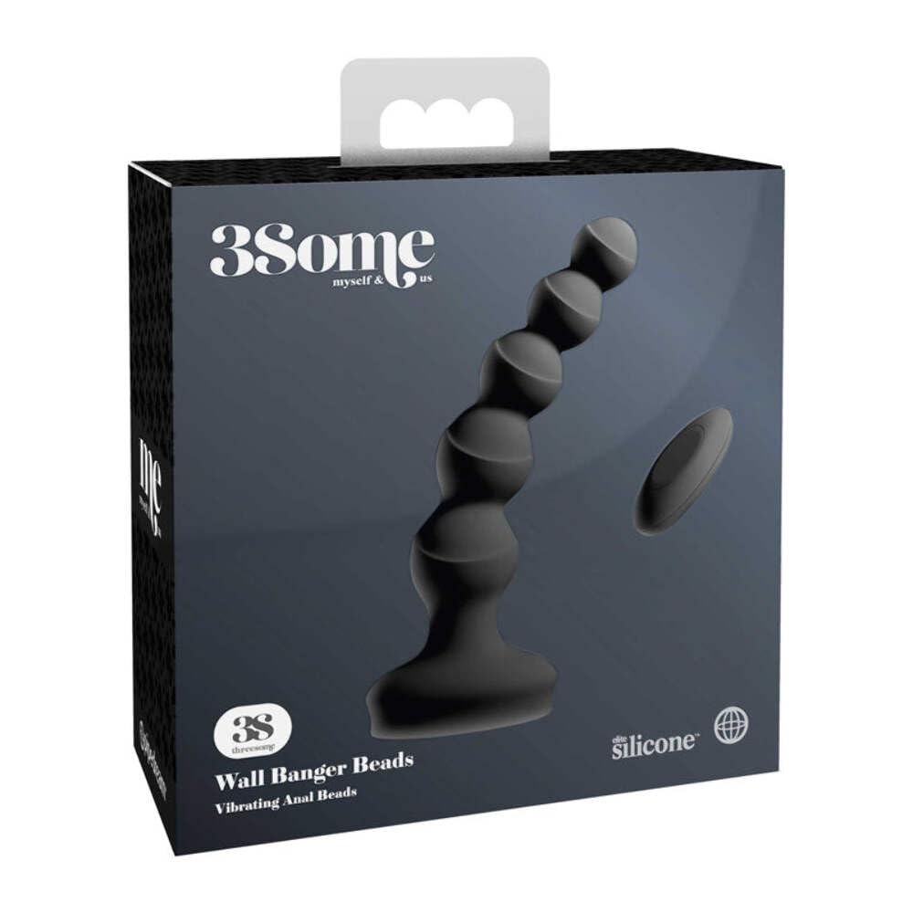 3Some Wall Banger Beads Rechargeable Bla