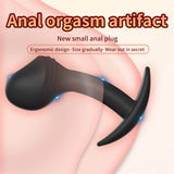 Portable Anal Plug Silicone Butt Plug Anal Sex Toys for Men Prostate Stimulation Masturbation Anal Training Toys with Anchor Bas