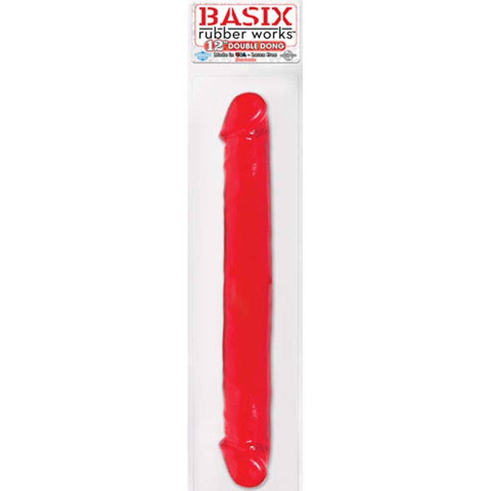 Basix 12In Double Dong (Red)