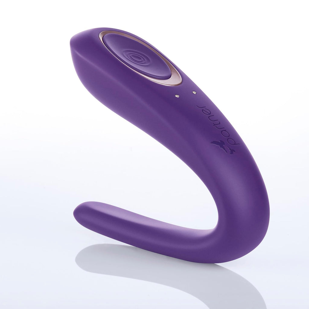 Satisfyer Double Classic | Partner Vibrator | Powerful Motor | Waterproof (Ipx7) | Rechargeable Battery | Skin-Friendly Silicone