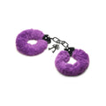 Master Series Cuffed In Fur Furry Handcuffs Purple