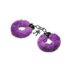 Master Series Cuffed In Fur Furry Handcuffs Purple