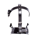 Leather Bondage With Detachable Silicone Dildo Mouth Gag Adjustable Head Harness Bdsm Fetish Slave Restraints For Men Women Coup
