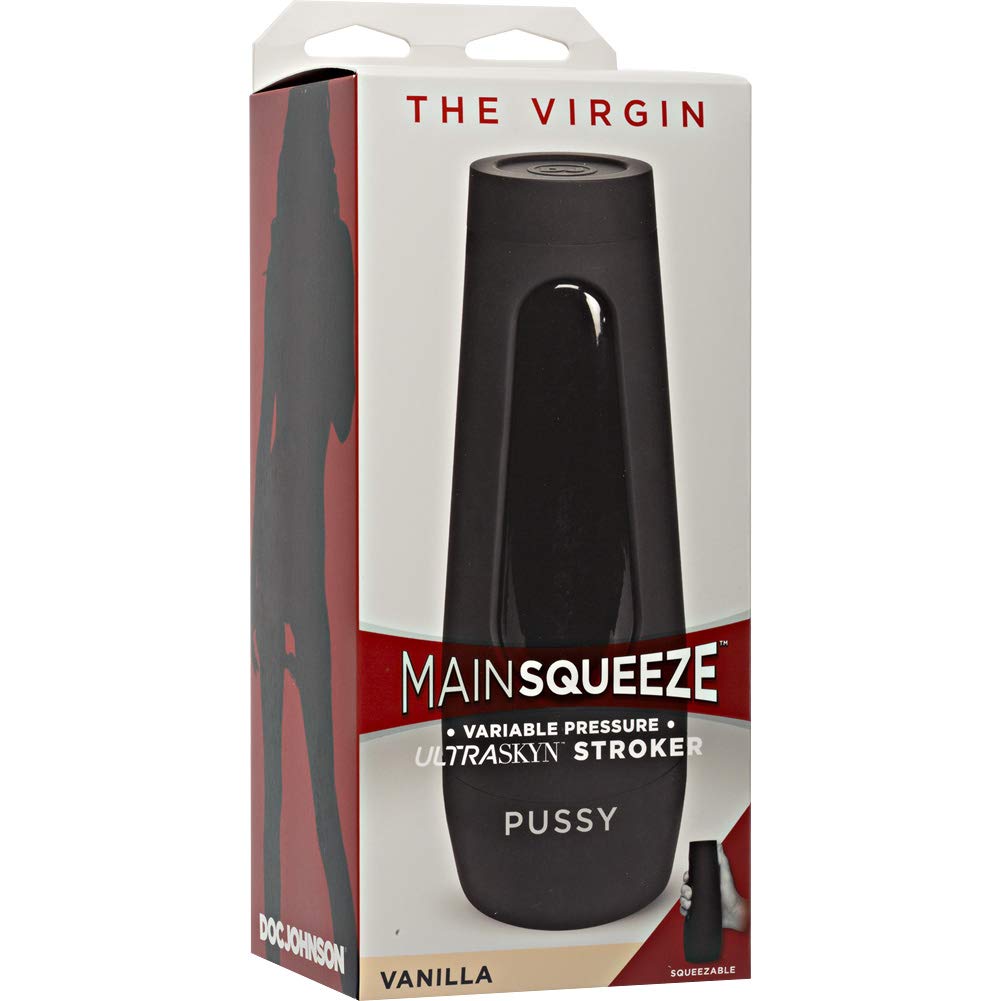 Doc Johnson Main Squeeze - The Virgin - Hymen-Like Barrier You Get To Pop - Squeeze Plate For Precise Pressure - Twist End Cap T