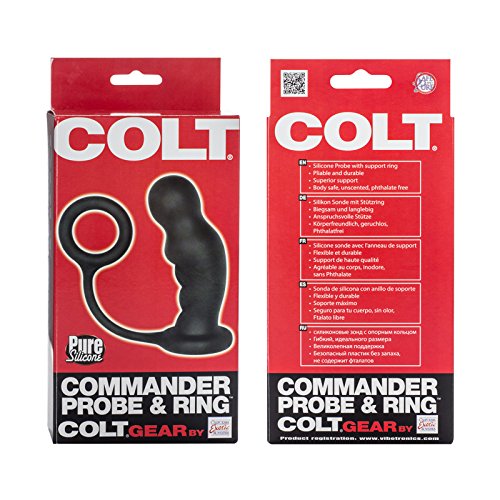 California Exotics Colt Commander Probe And Ring, Black