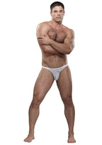 Seven Til Midnight Wide Waistband Lace Thong White X-Large