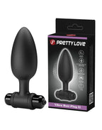 Pretty Love Vibra Butt Plug Ii - Black