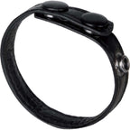 The Macho Collection Adjustable Snap Cock Ring, Black