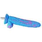 FREDORCH Realistic Silicone Dildo for Sex Machine Vac-U-Lock with Quick Air Connector Device User (Blue, 20.5cm/8inch)