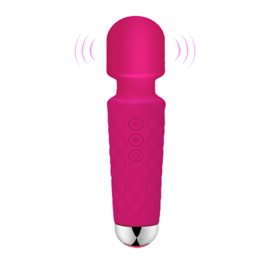 KINGWAND Vibrator Wand Sex Toys Adult Toys-Clit Stimulator Mini Vibrators,Vibrator for Woman,20 Patterns & 8 Speeds,Clit Vibrato