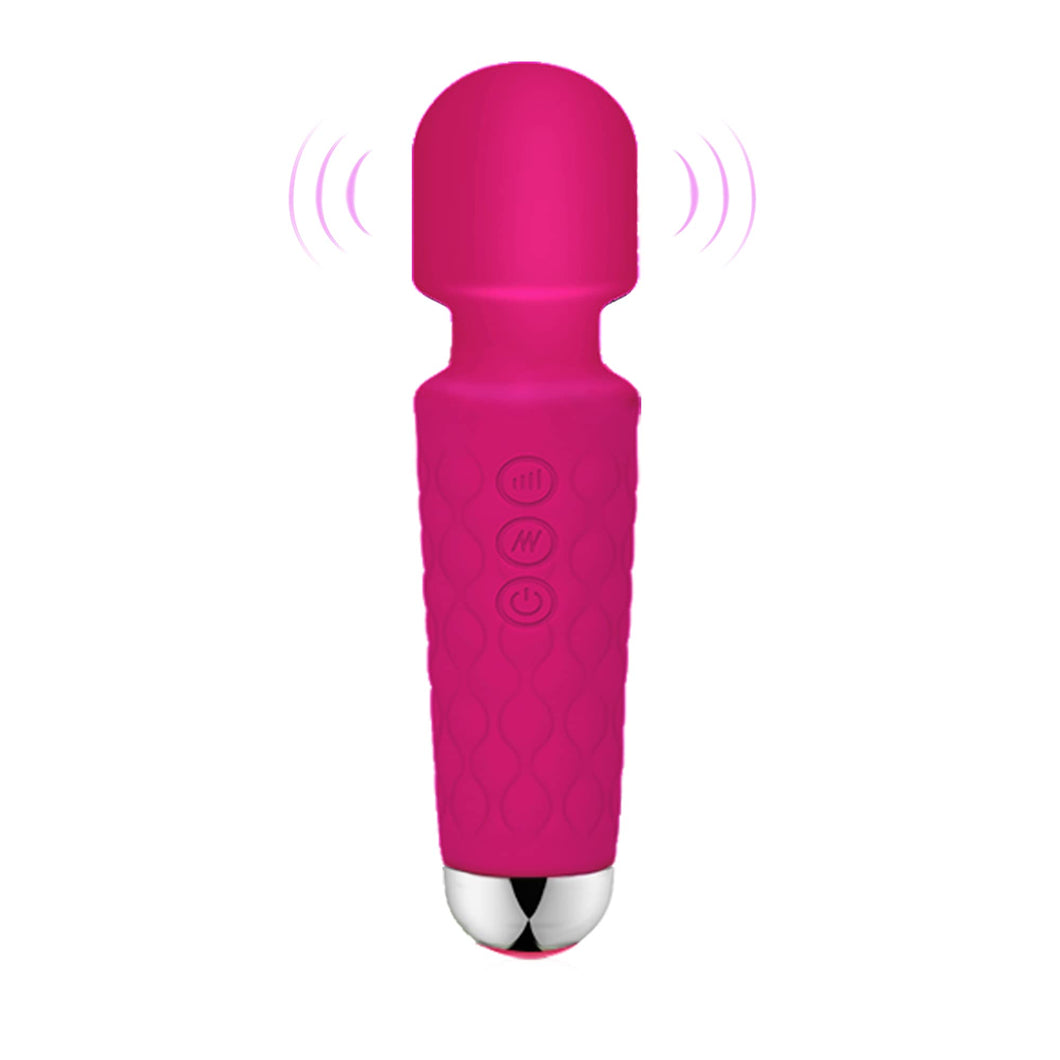 KINGWAND Vibrator Wand Sex Toys Adult Toys-Clit Stimulator Mini Vibrators,Vibrator for Woman,20 Patterns & 8 Speeds,Clit Vibrato