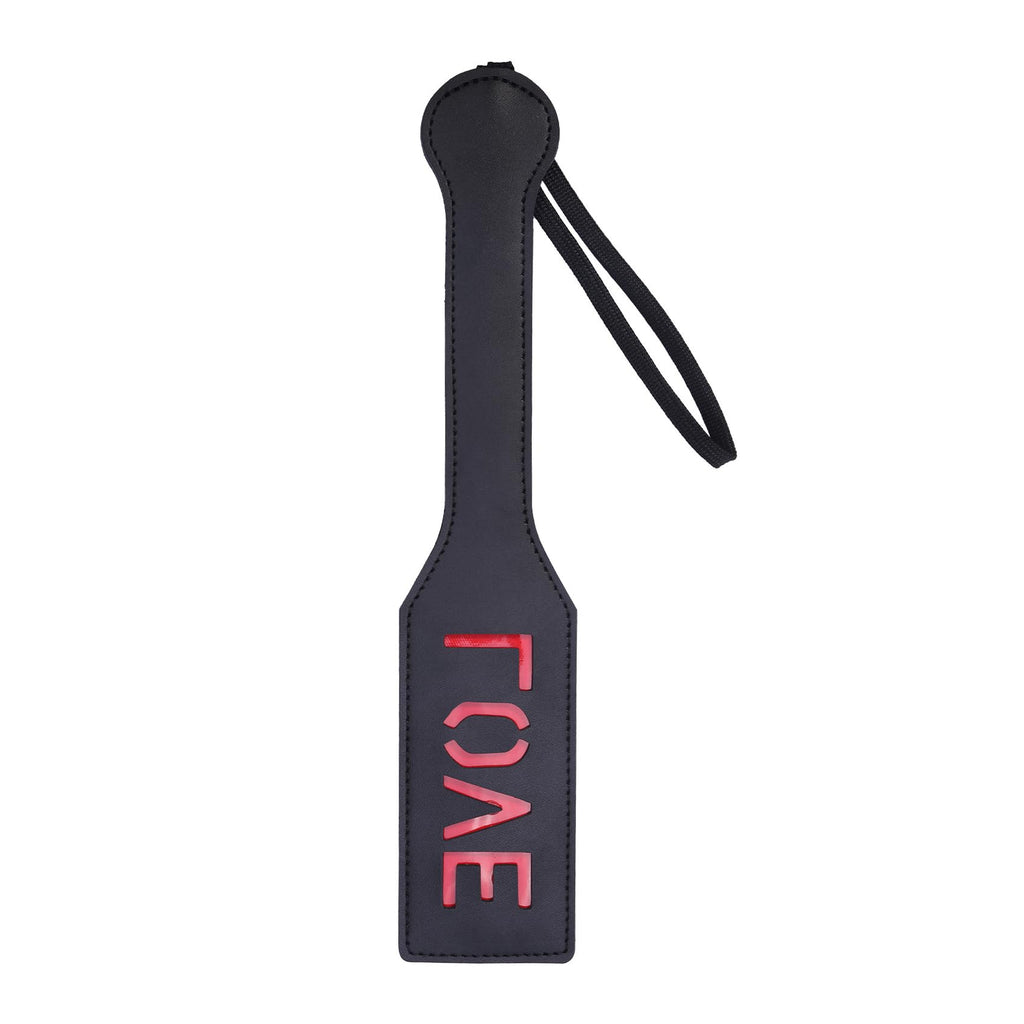 alisikee Love Spanking Paddle for Adult Sex Toys, Faux Leather Bondage Sexual Paddles BDSM Set